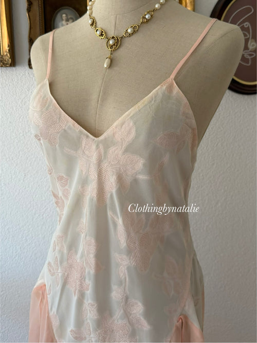Fairy Orange Brocade Slip Size S/small M