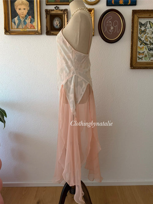 Fairy Orange Brocade Slip Size S/small M