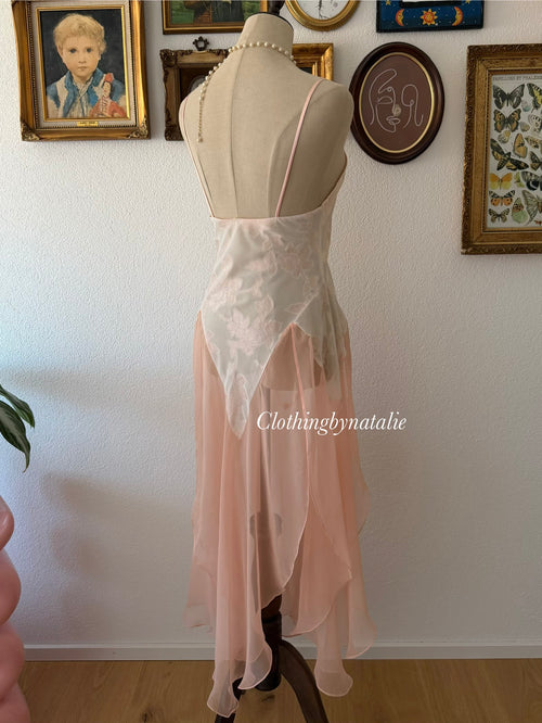 Fairy Orange Brocade Slip Size S/small M