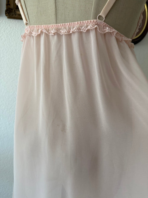 Peach Chiffon Babydoll size S