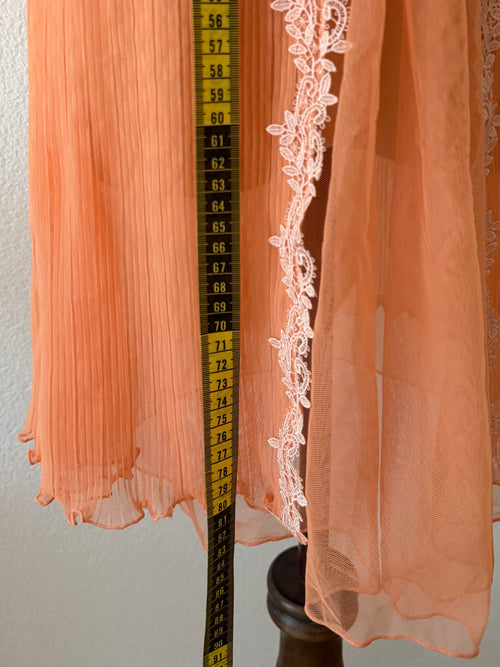 Orange Pleated Babydoll size S