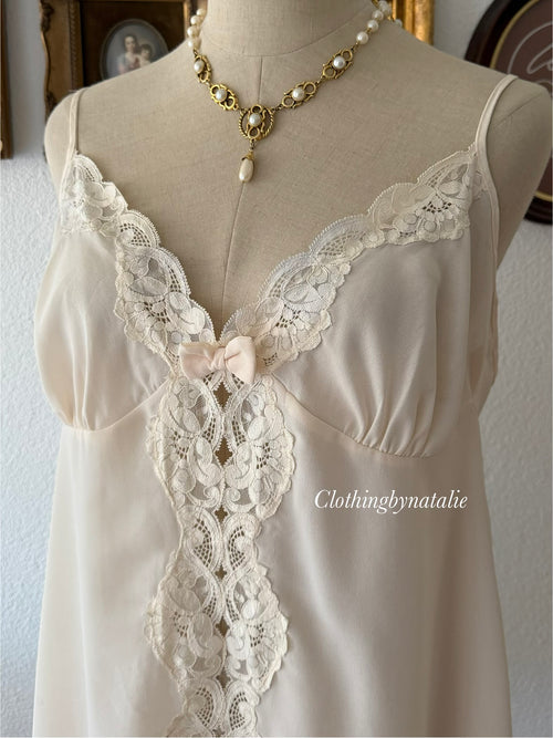 VS Light Orange Chiffon Babydoll size L