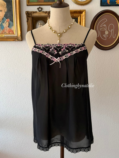 Black Chiffon Cami size S