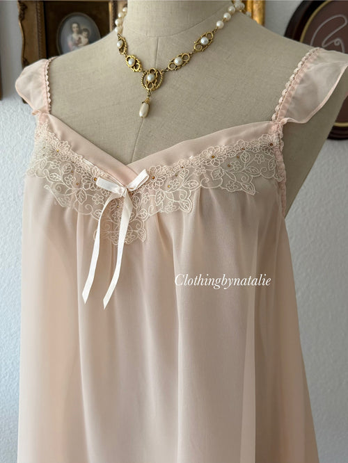 Fairy Orange Chiffon Babydoll size M/small L
