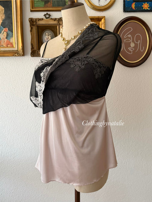 Black Nylon Cami size S/small M