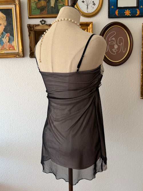 Black Nylon Cami size S/small M