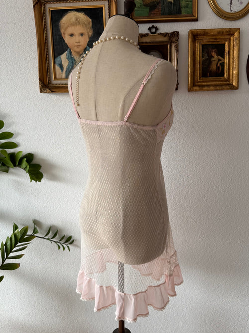 Fairy Pink Lace Slip Size S