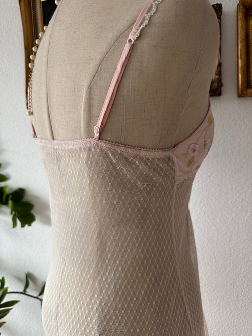Fairy Pink Lace Slip Size S
