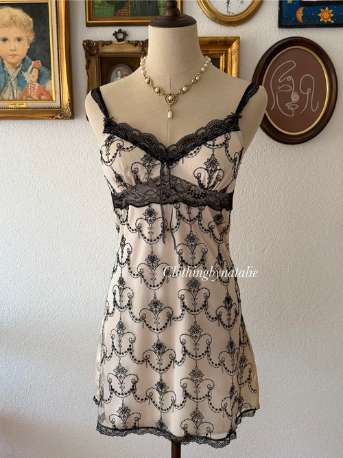 Oreo Satin Mini Dress size XS