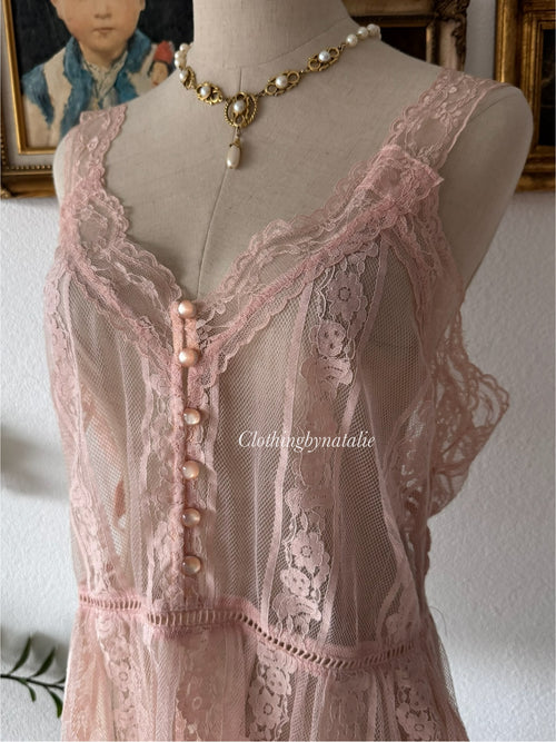Fairy Pink Lace Cami Size M