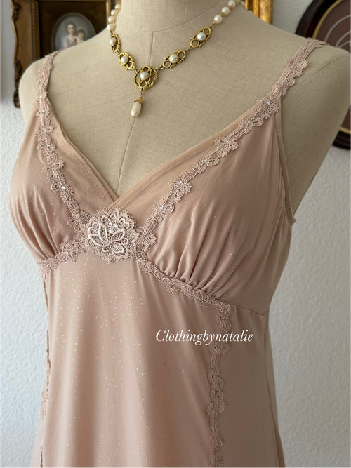 Nude Jersey Nightgown size M