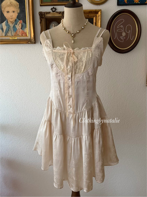 Brocade Satin Babydoll size M