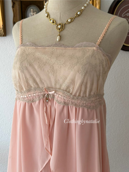 Fairy Orange Chiffon Babydoll size M