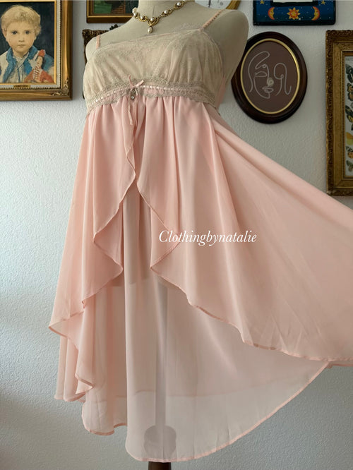 Fairy Orange Chiffon Babydoll size M