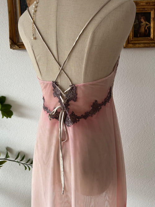 Ombré Pink Mesh Babydoll Size M