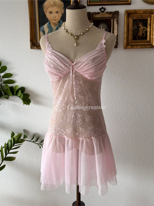 Coquette Pink Ballerina Babydoll Size S