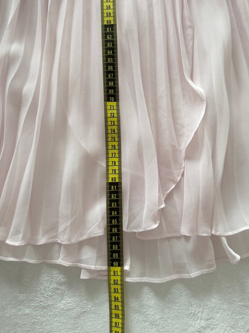 Fairy Pink Pleated Chiffon Slip Size S