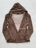 Whimsical Brown Knit Hooded Set Size S