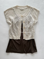 Earthy Brown Babydoll Set Size S