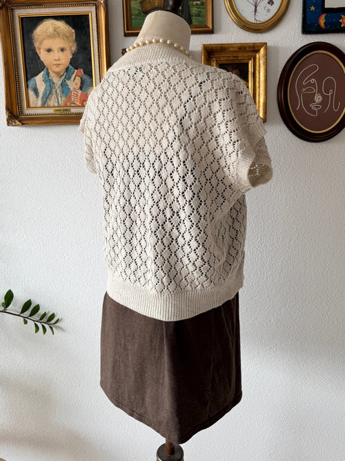 Earthy Brown Babydoll Set Size S