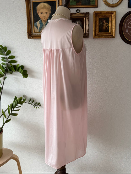 Komar Pink Nylon Nightgown Set Size S/M