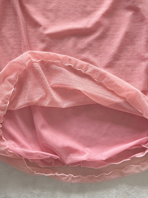 Leopard Pink Mesh Slip Size S