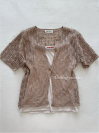 Brown Knit Cami Set Size S