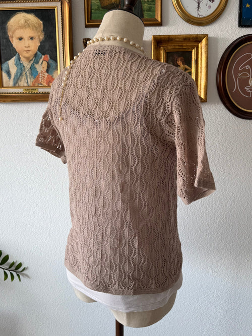 Brown Knit Cami Set Size S
