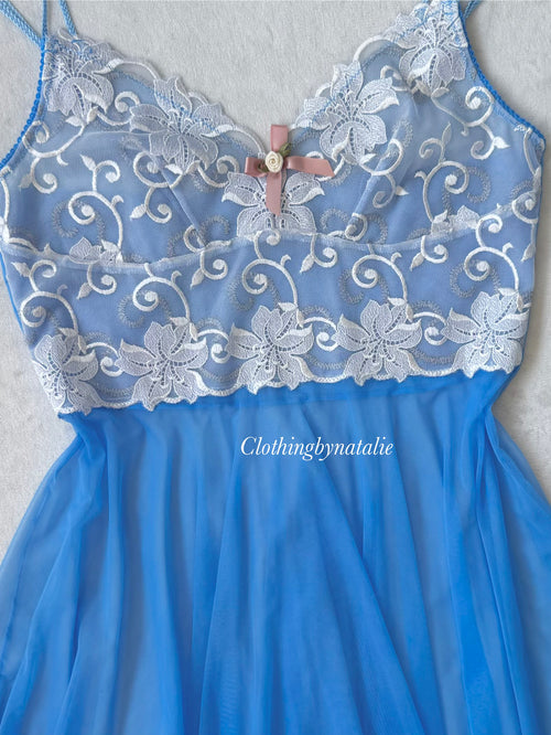 Ocean Blue Mesh Slip size S