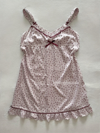 Mini Floral Satin Slip Size M