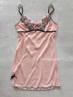 Sheer Pink Chiffon Slip Size S