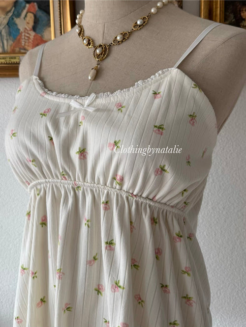 Coquette Floral Jersey Cami Size M