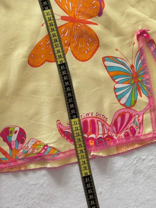 Victoria’s Secret Yellow Satin Mini Dress size S
