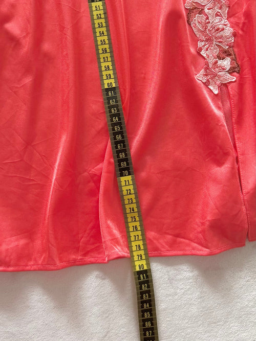 Embroidery Orange Nylon Babydoll size M