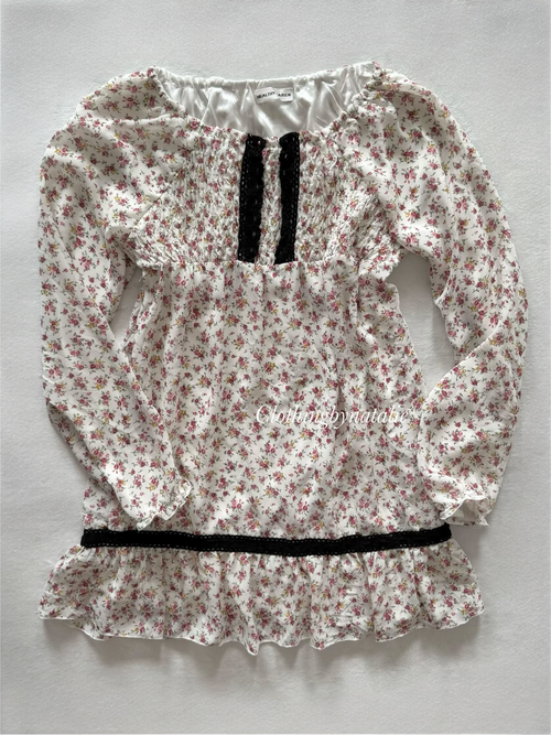 Coquette Floral Midi Babydoll Size S