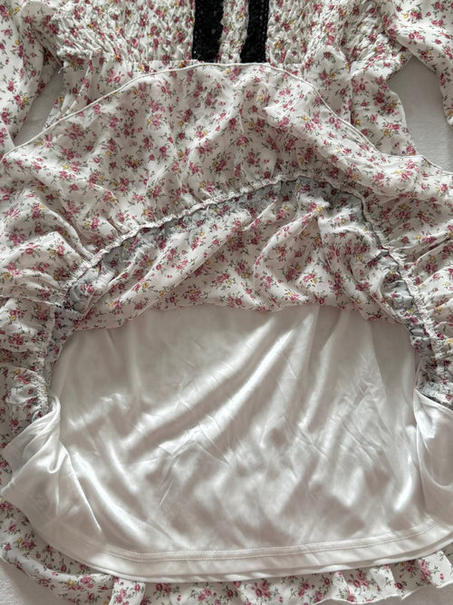 Coquette Floral Midi Babydoll Size S