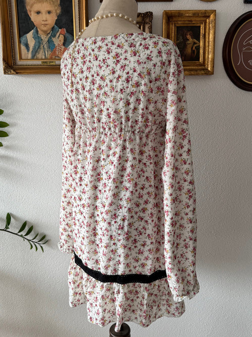 Coquette Floral Midi Babydoll Size S
