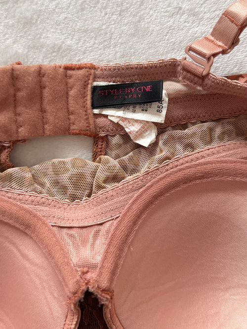 Leopard Brown Bustier Size 75B
