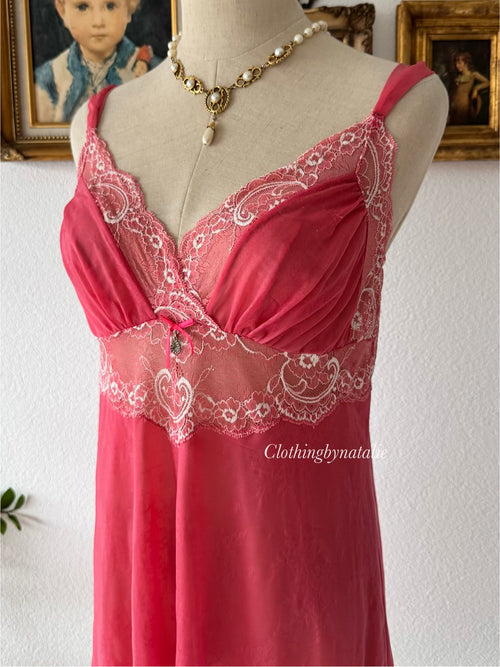 Coquette Pink Mesh Babydoll Size M