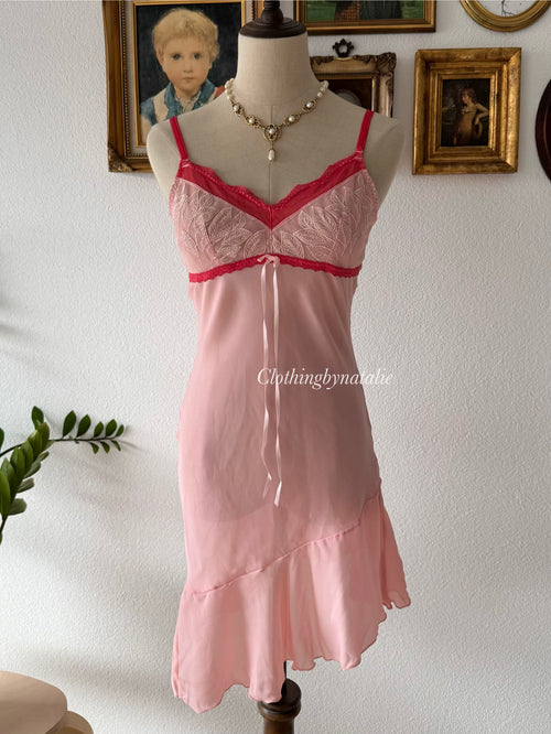 Fairy Pink Chiffon Slip Size S