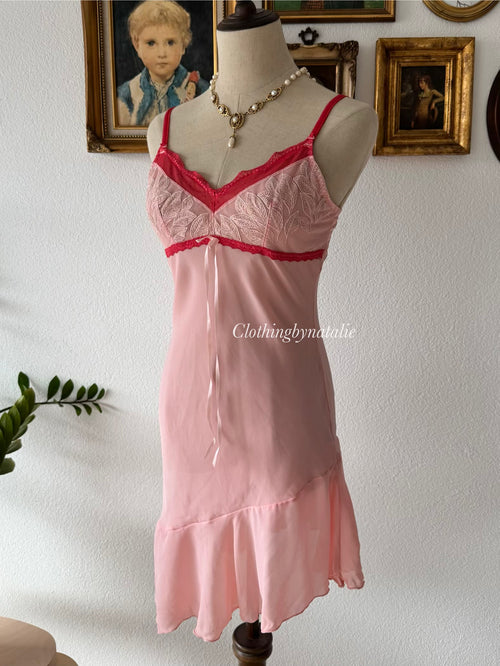 Fairy Pink Chiffon Slip Size S