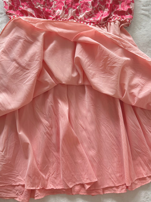 Pink Nylon Babydoll Size L