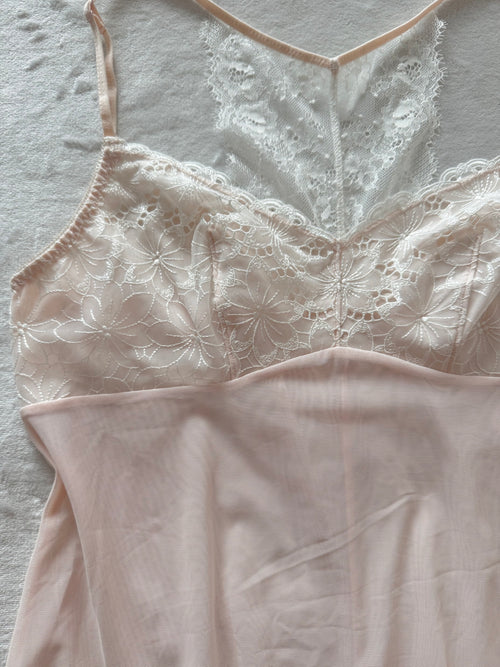 Blush Pink Mesh Cami Size S