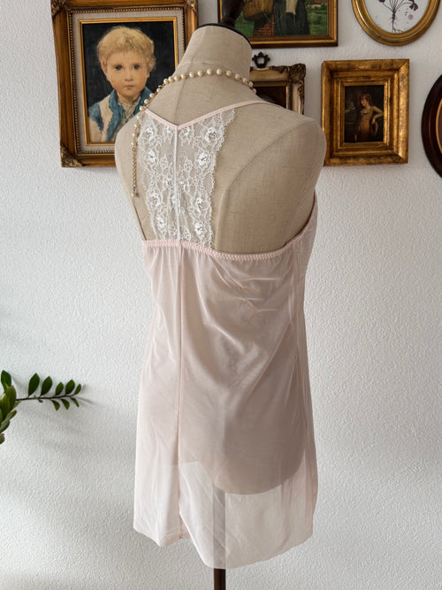 Blush Pink Mesh Cami Size S