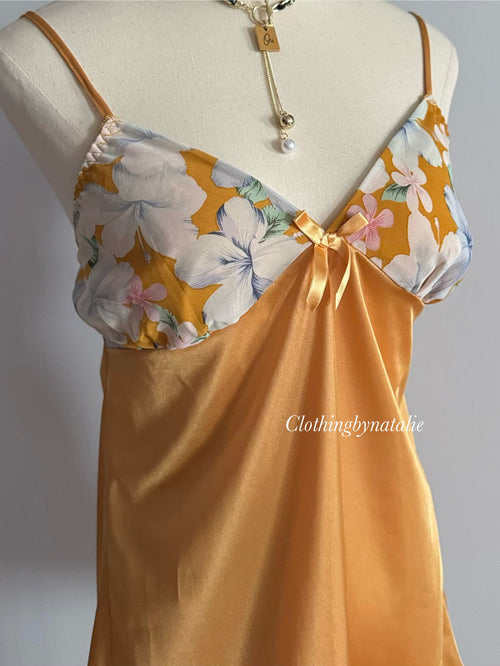 Orange Nylon Slip size S/small M