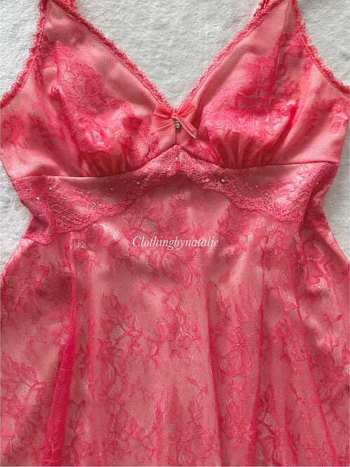 Fairy Red Lace Babydoll Size S