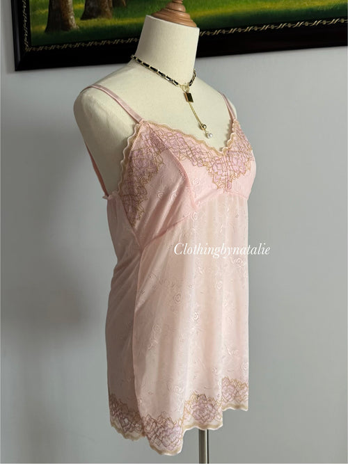 Pink Lace Cami size M