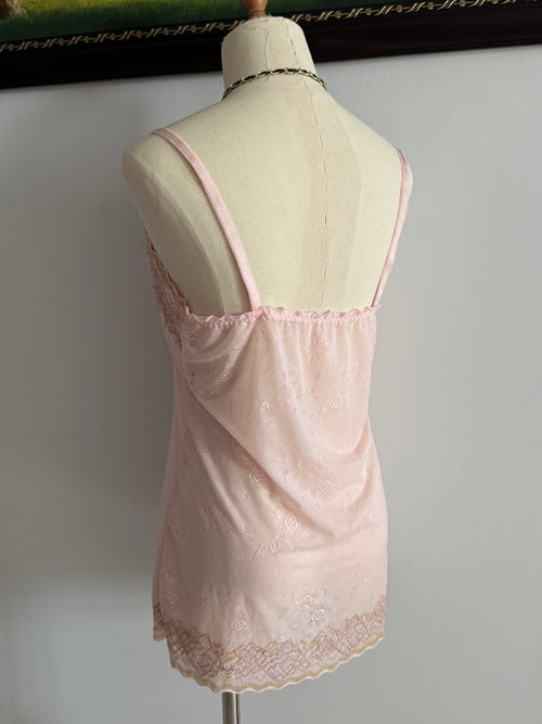 Pink Lace Cami size M