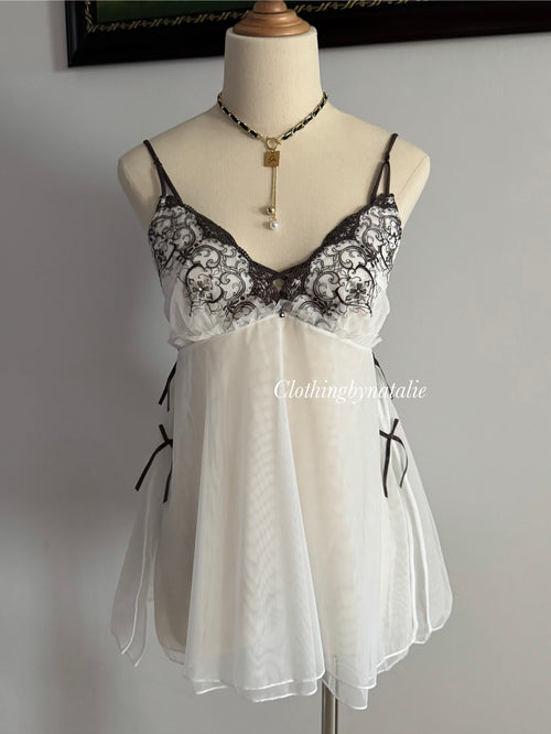 Fairy White Mesh Cami size M