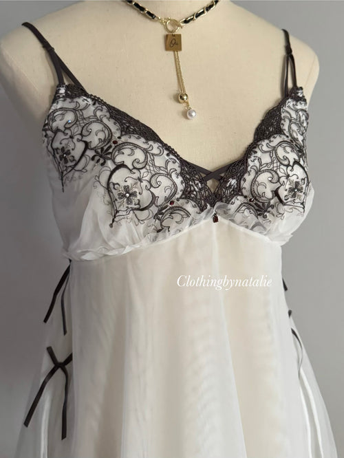 Fairy White Mesh Cami size M